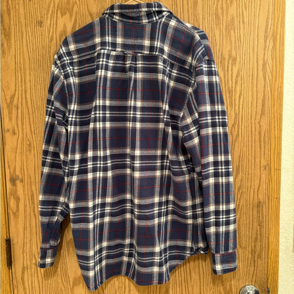 Jachs Navy and White Plaid Shirt - Picture 2 of 3